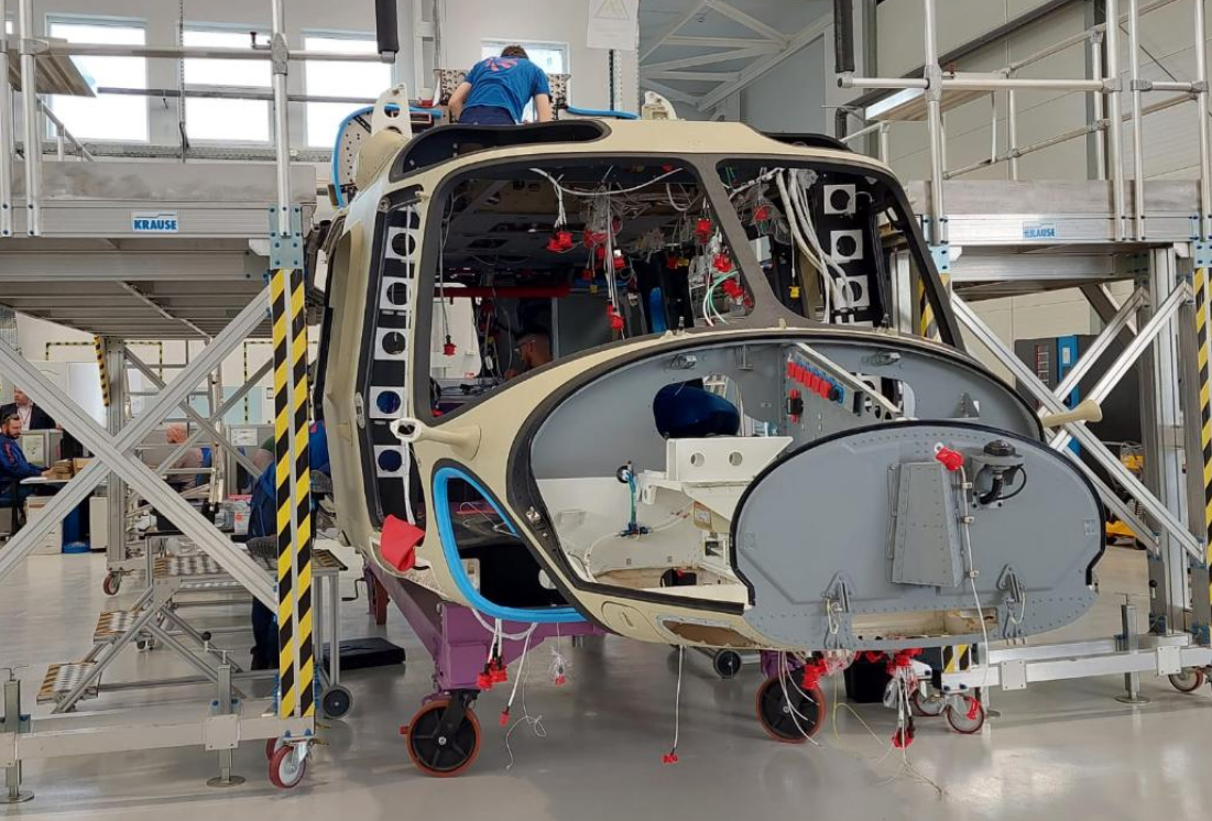 Leonardo celebrates the opening of PZL-Świdnik’s production line for the AW149 helicopters of the Polish Armed Forces