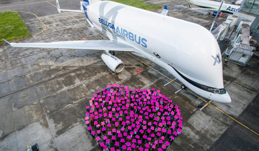 Wheels-up for the final BelugaXL!