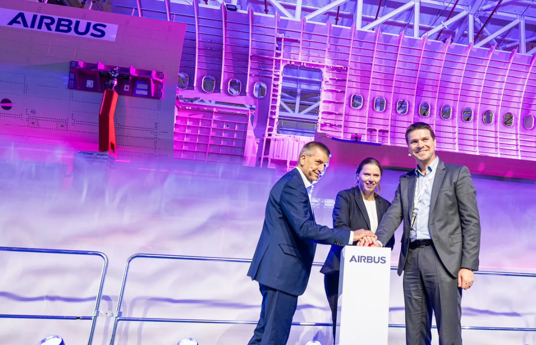 New structure assembly line for A321XLR inaugurated in Hamburg