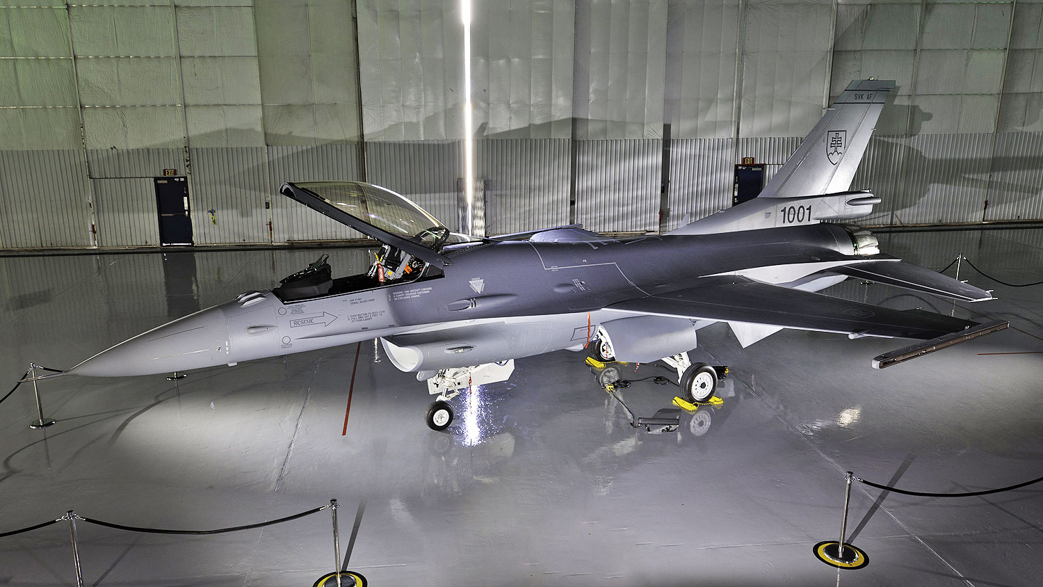 The First Slovakian F-16 Block 70 Aircraft Has Arrived at Morris Air National Guard Base for Training