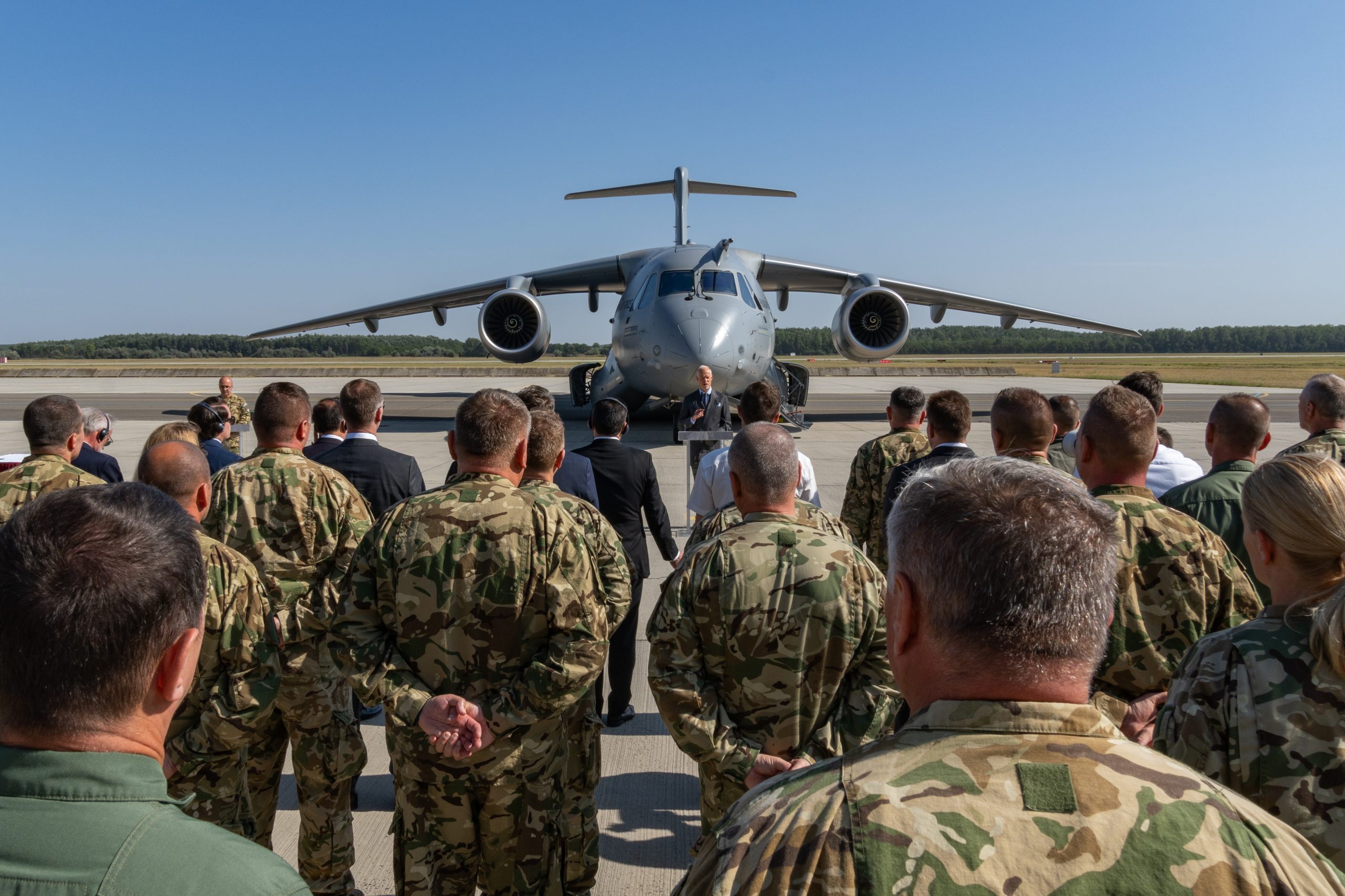 Embraer delivers the first C-390 Millennium to the Hungarian Air Force