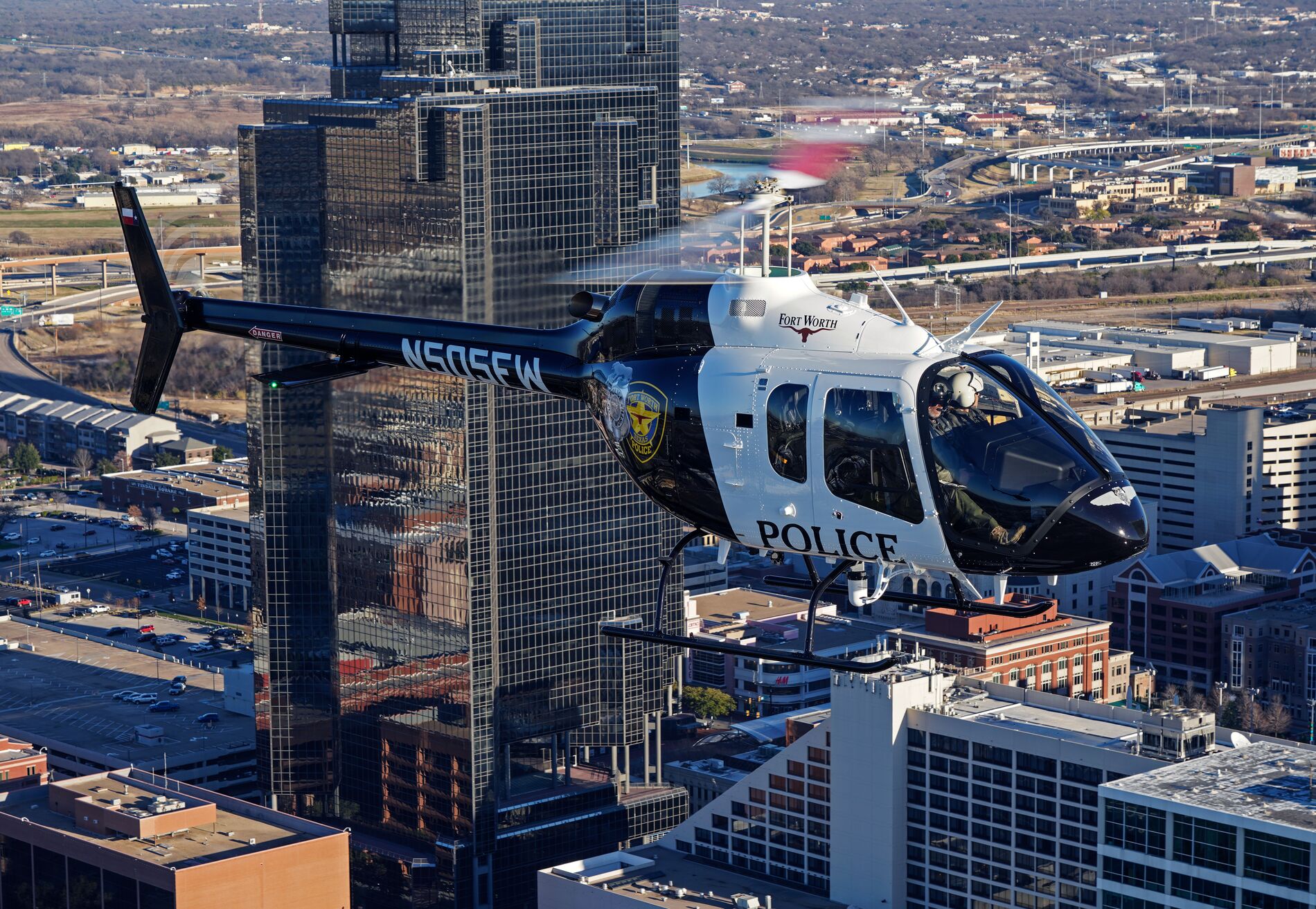Fort Worth Police Department Adds Second Bell 505 to Public Safety Fleet