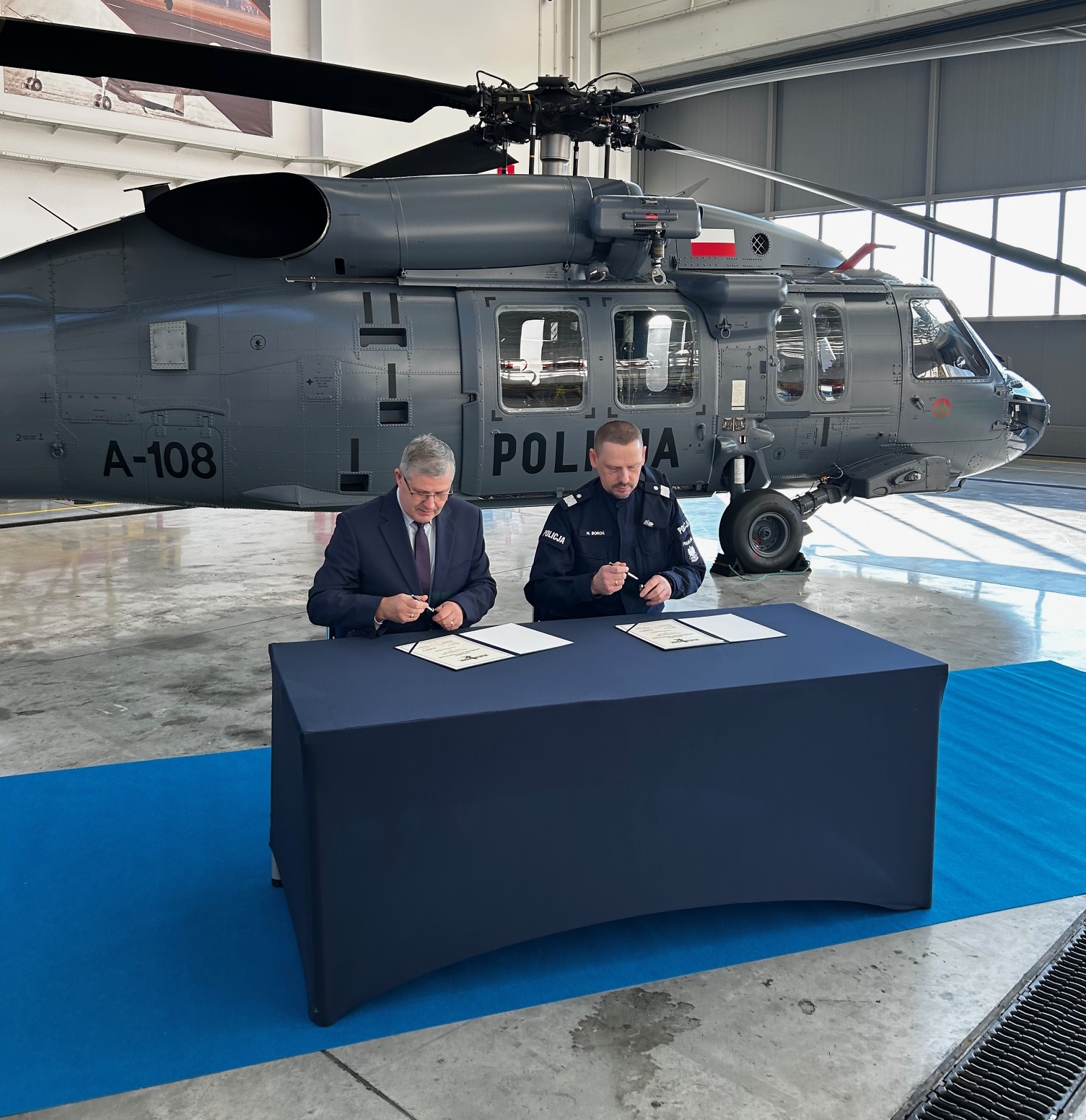PZL Mielec Delivers S-70 Black Hawk helicopter to the Polish National Police